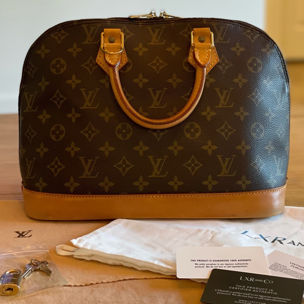 100% Authentic Louis Vuitton Alma Bag